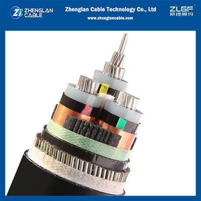3.6/6(7.2)kv 3x240mm2 AL/SC/XLPE/SC/CTS/PVC/SWA/PVC καλώδιο αλουμινίου θωρακισμένο καλώδιο ισχύος IEC60502-2
