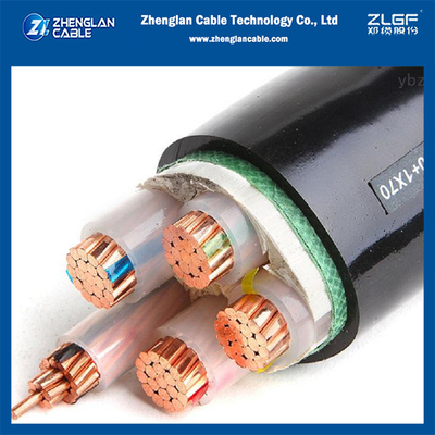 1KV 4,5 πυρήνα Καλώδιο ισχύος 4x150+1x70mm2 CU/XLPE/PVC IEC 60502-1