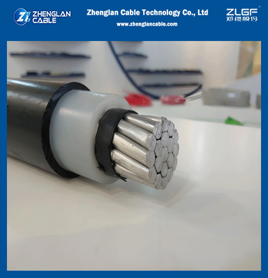 Υψηλό μονωτικό καλώδιο 15kV 25KV 35KV 3στρώμα AAC Conductor XLPE μονωτικό HDPE εξωτερικό μπουφάν καλώδιο δέντρου