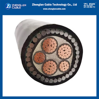 0.6/1kv XLPE Απομονωμένο SWA θωρακισμένο καλώδιο 3+2core Cu/xlpe/pvc/swa/pvc 3x25+2x16mm2 IEC60502-1 / IEC60228