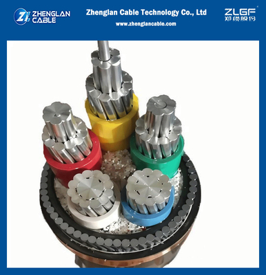 NA2XRY YJLV32 0,6/1KV LV CU/AL XLPE Αμόλυνση SWA PVC Γκαζόν 3 πυρήνες 95mm2 Καλώδιο ρεύματος