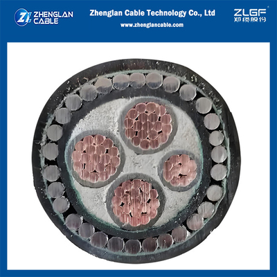 Καλώδιο ισχύος χαμηλής τάσης 0,6/1KV CU/XLPE/PVC/SWA/PVC 3x95+1x50mm2 BS5467