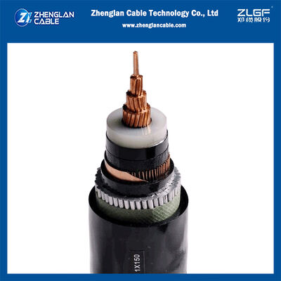 Καλώδιο Μέσης Τάσης Ισχύος 12/20KV με Χάλκινο Αγωγό, Μόνωση XLPE, Θωράκιση AWA για Απευθείας Ταφή