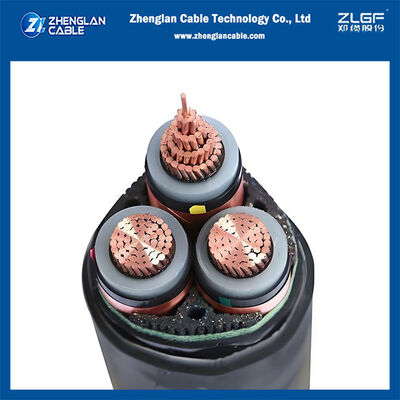 Υπόγειο καλώδιο τροφοδοσίας 6-35 kV XLPE Insulated SWA Armored - Υπόγειο καλώδιο μέσης τάσης τριών πυρήνων IEC 60502-2