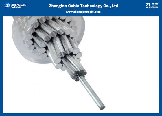 Γυμνός χάλυβας αγωγών αργιλίου AWG AAAC που ενισχύεται, αγωγός σκυλιών 100 Sqmm Acsr (AAC, AAAC, ACSR)