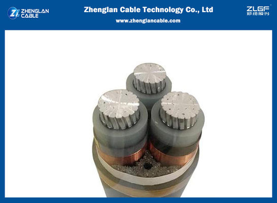 PVC 18/Al Xlpe Cws 30(36) Kv 3Cx95sqmm μέσα καλώδια τροφοδοσίας τάσης