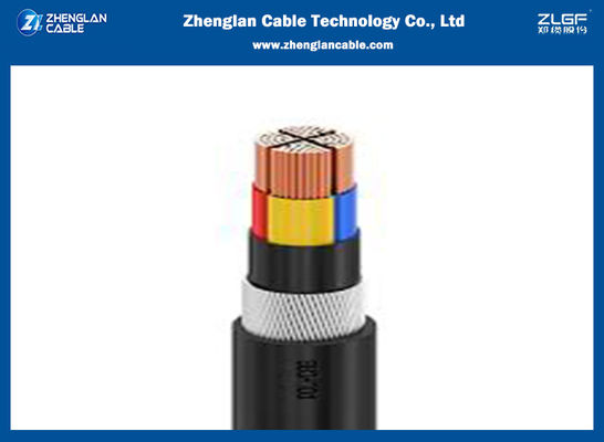 LV 16 Sqmm 4 θωρακισμένο καλώδιο CU/XLPE/SWA/PVC ISO 9001 2015 αλουμινίου πυρήνων