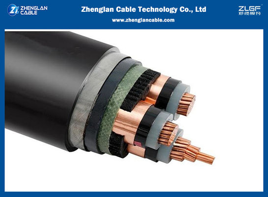 Θωρακισμένο ηλεκτρικό καλώδιο CU/XLPE/CTS/STA/SWA/PVC 11kV 12kV 15kV 22kV 33kV iec60502-2 XLPE