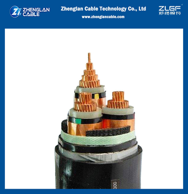 Unarmored CWS καλώδιο τροφοδοσίας 33kv XLPE τάσης που μονώνεται μέσο